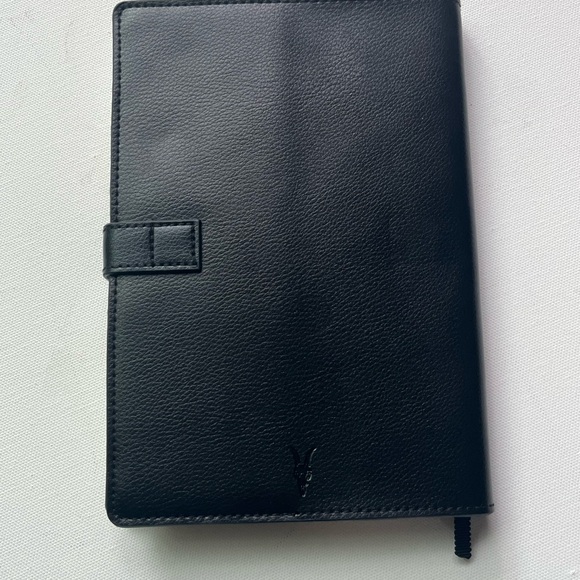 All Saints Black Leather Notebook - Picture 6 of 8